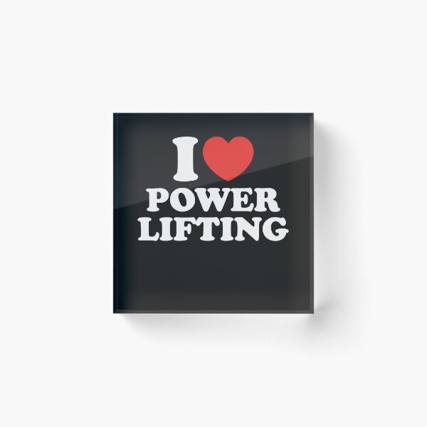 Item preview, I Love Powerlifting designed and sold by shitpostee.