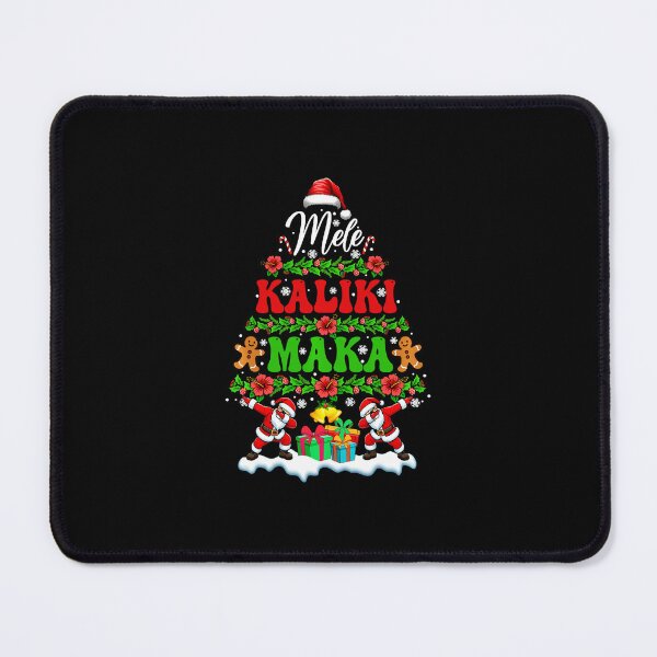 Item preview, Mele Kalikimaka Xmas Tree Floral Santa Hawaiian Dabbing designed and sold by WayTBeenkenArt.