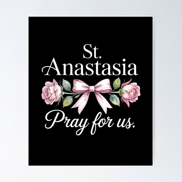 Item preview, St Anastasia Pray Catholic Patron Saint Martyrs Holy Girl designed and sold by visionnen.