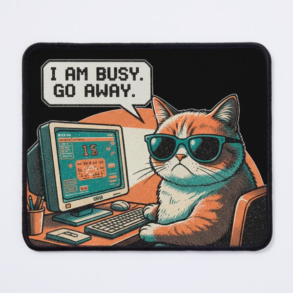 Item preview, Busy cat designed and sold by Jamalhama.