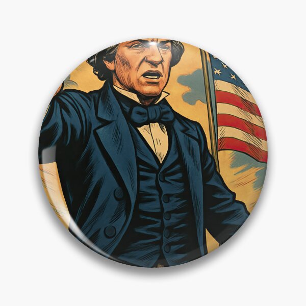 Item preview, Andrew Johnson, leader | Comics style - Cartoon designed and sold by ComicsFactory.