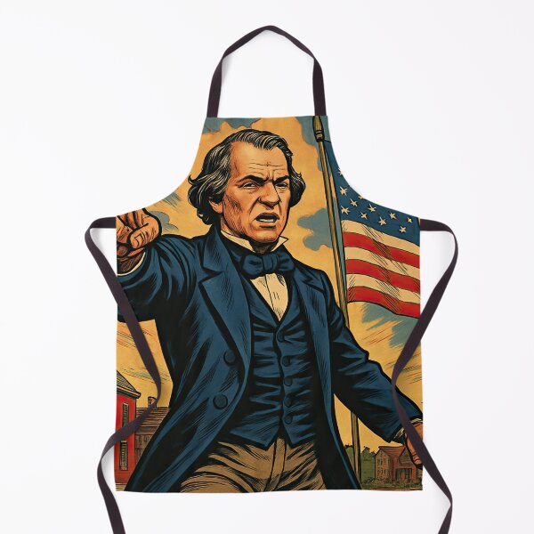 Item preview, Andrew Johnson, leader | Comics style - Cartoon designed and sold by ComicsFactory.