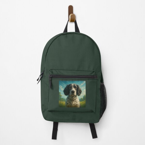 Item preview, Springer Spaniel Wall Art – Firefly Path Enchanted Woodland Dog Print designed and sold by GeoWild Designs.