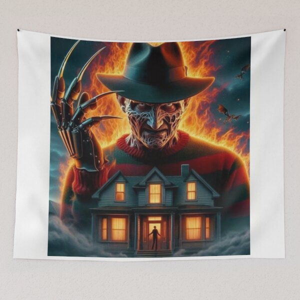 Item preview, “Nightmare from the Burning House – Iconic Horror Art” designed and sold by TSHIRTprject.