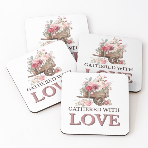Item preview, Gathered With Love – Rustic Floral Valentine Farmhouse Shirt designed and sold by CraftedHome.