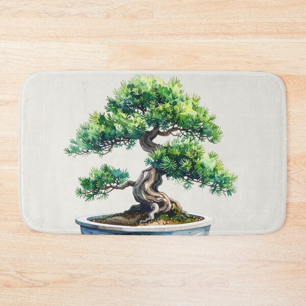 Item preview, Juniper bonsai in a stone bowl designed and sold by LiskoDesign.