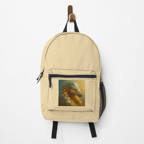Item preview, Pangolin Wall Art – Mirror Wild Golden Scale Guardian Wildlife Print designed and sold by GeoWild Designs.