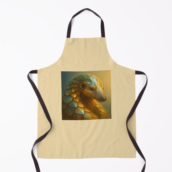 Item preview, Pangolin Wall Art – Mirror Wild Golden Scale Guardian Wildlife Print designed and sold by GeoWild Designs.