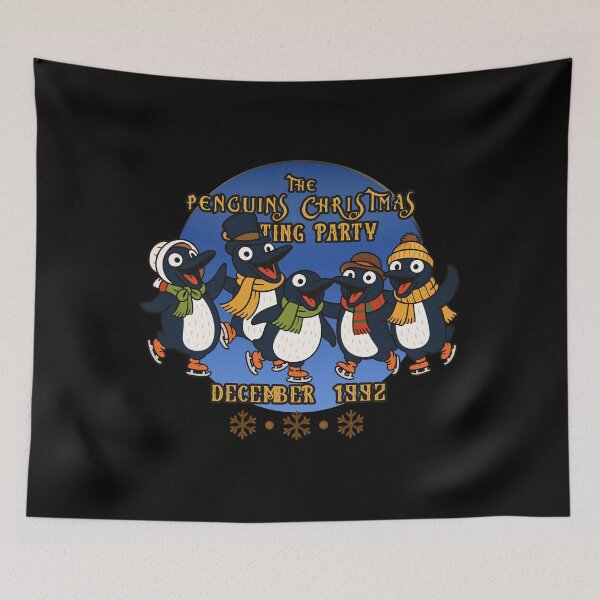 Item preview, Penguin Family Skating Party  designed and sold by ferminhays.