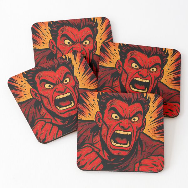 Item preview, Anger | Comics style - Cartoon designed and sold by ComicsFactory.