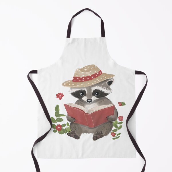 Item preview, Raccoon reading a book designed and sold by xiao xuans.