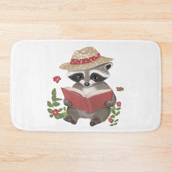 Item preview, Raccoon reading a book designed and sold by xiao xuans.