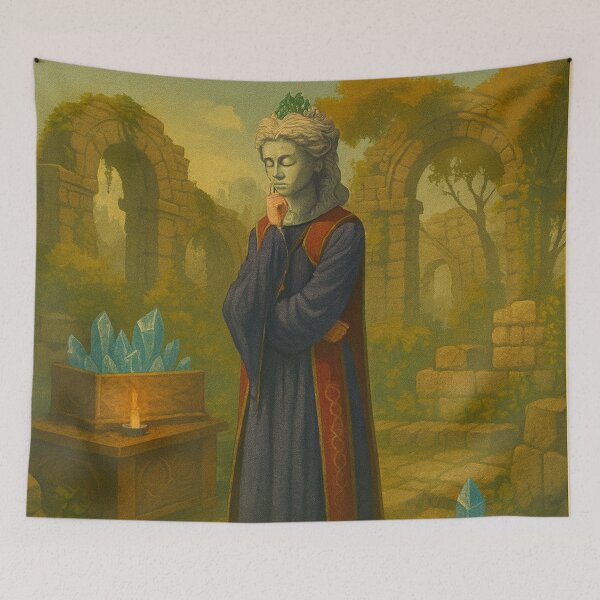 Item preview, Elden Ring Travel Poster - Waypoint Ruins, Limgrave (Sorceress Sellen) designed and sold by PizzaBaratheon.