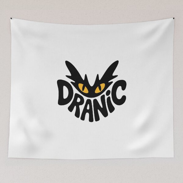 Item preview, Dragon Face Typography “dranic” Stylized Text designed and sold by StoreXlk.