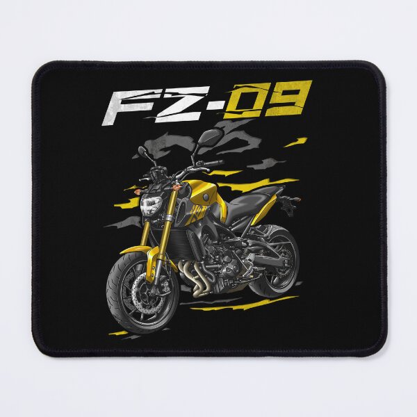 Item preview, Yamaha FZ-09 2015 (Cadmium Yellow) for Motorcycle Riders designed and sold by MotoApparelHub.