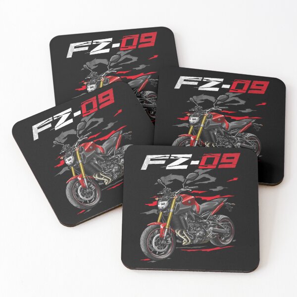 Item preview, Yamaha FZ-09 2014-2015 (Rapid Red) for Motorcycle Riders designed and sold by MotoApparelHub.