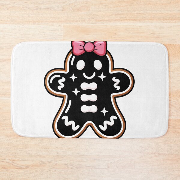 Item preview, Dark Gingerbread Girl with Pink Bow designed and sold by LegendsOfLife37.