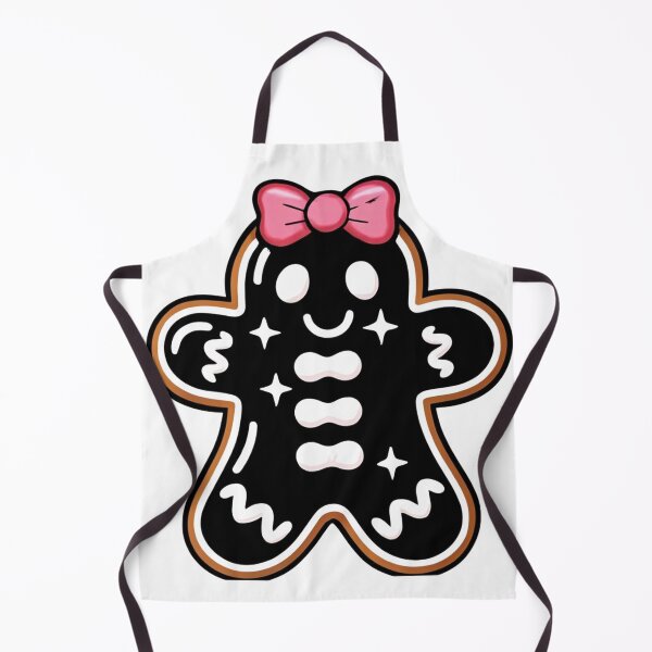 Item preview, Dark Gingerbread Girl with Pink Bow designed and sold by LegendsOfLife37.