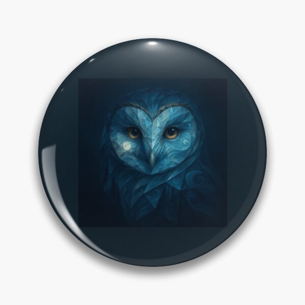 Item preview, Owl Wall Art – Celestial Owl in Crystal Geometry designed and sold by GeoWild Designs.
