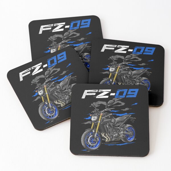 Item preview, Yamaha FZ-09 2014 (Race Blue) for Motorcycle Riders designed and sold by MotoApparelHub.