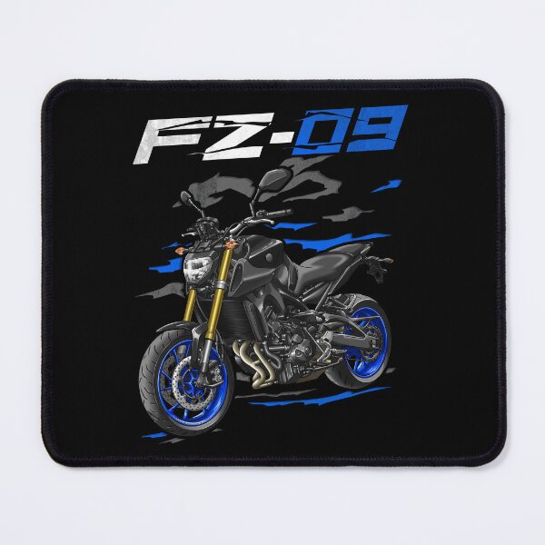 Item preview, Yamaha FZ-09 2014 (Race Blue) for Motorcycle Riders designed and sold by MotoApparelHub.