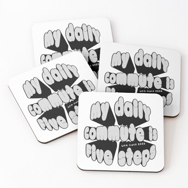 Item preview, My daily commute is 5 steps - 2025 edition designed and sold by DeskfuLofDreamS.