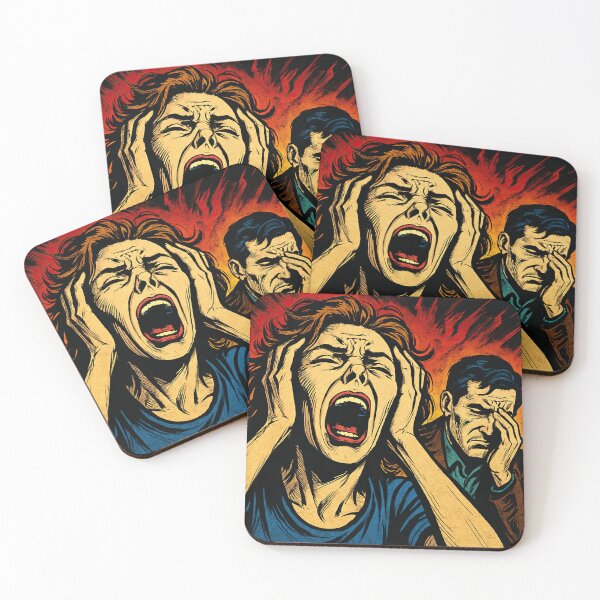 Item preview, Anguish | Comics style - Cartoon designed and sold by ComicsFactory.