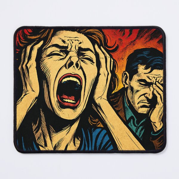 Item preview, Anguish | Comics style - Cartoon designed and sold by ComicsFactory.