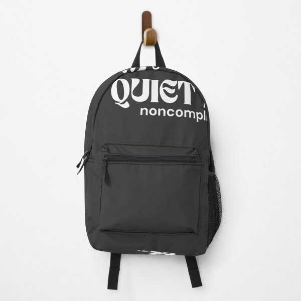 Item preview, Quiet Refusal. Noncompliance Enabled. (White Edition) – Minimalist Text | Silent Rebellion Quote | RETL Style designed and sold by RETL.