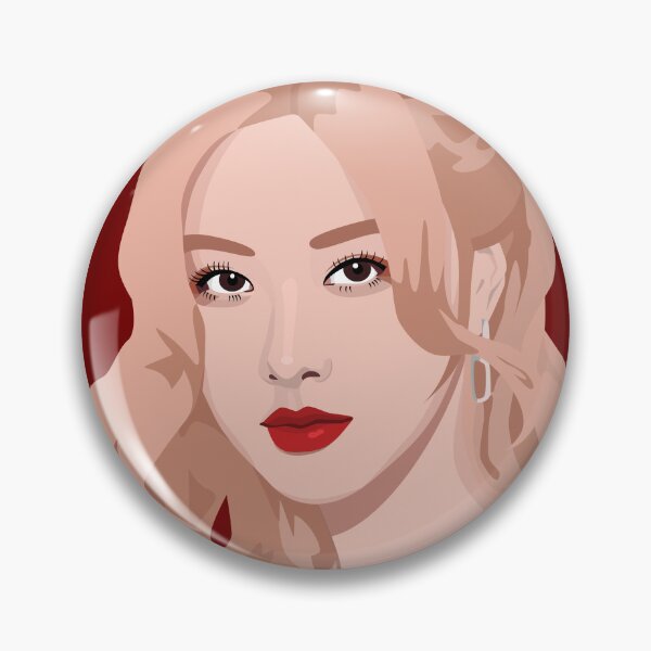 Item preview, Rosé de BLACKPINK in a stunning vector digital portrait. designed and sold by Aome22.