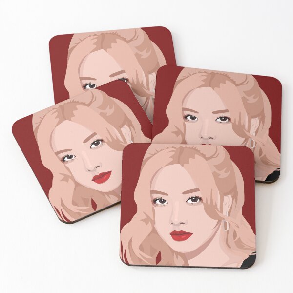 Item preview, Rosé de BLACKPINK in a stunning vector digital portrait. designed and sold by Aome22.