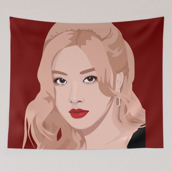 Item preview, Rosé de BLACKPINK in a stunning vector digital portrait. designed and sold by Aome22.