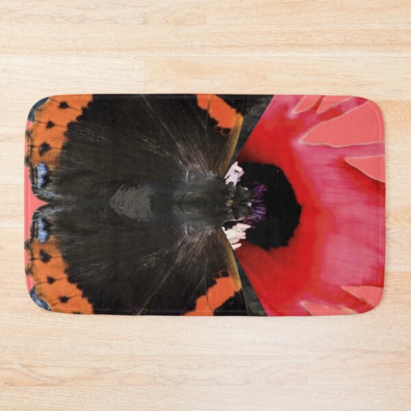 Item preview, Butterfly Papillion Red Black Digital Collage designed and sold by Licorice Moon.