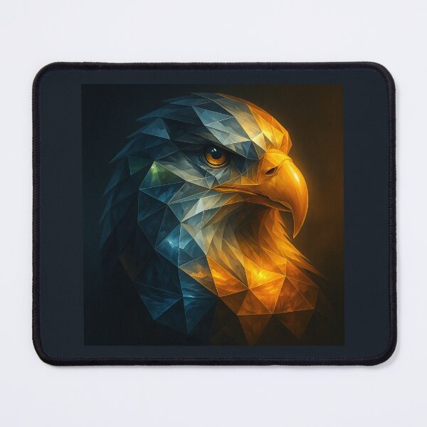 Item preview, Eagle Wall Art — Fire & Sky Reflections designed and sold by GeoWild Designs.