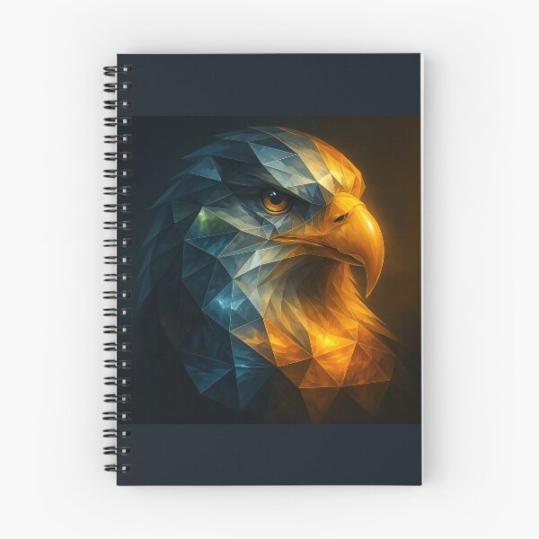 Item preview, Eagle Wall Art — Fire & Sky Reflections designed and sold by GeoWild Designs.