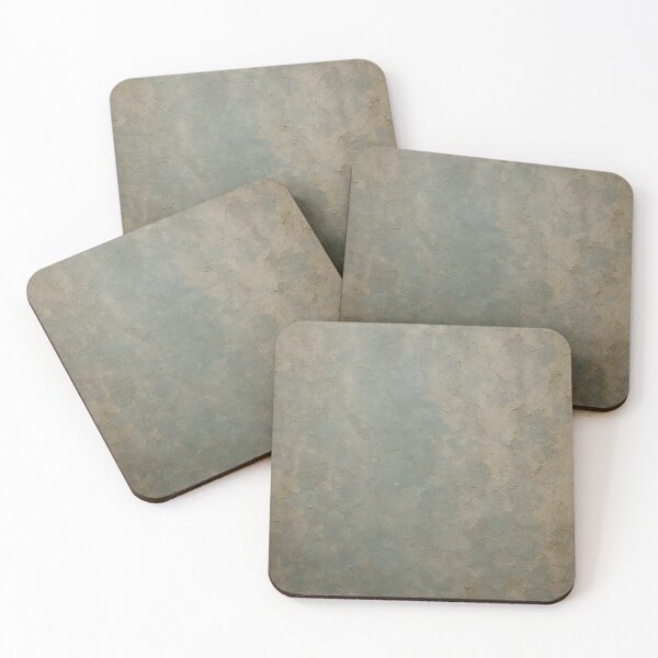 Item preview, A close-up of a weathered wall with peeling light blue and brown paint, revealing layers of aged texture designed and sold by homydesign.