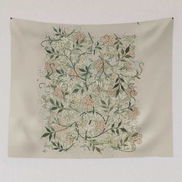 Item preview, Vintage Botanical Floral Pattern — Elegant Tapestry Design designed and sold by Afridi Art House.