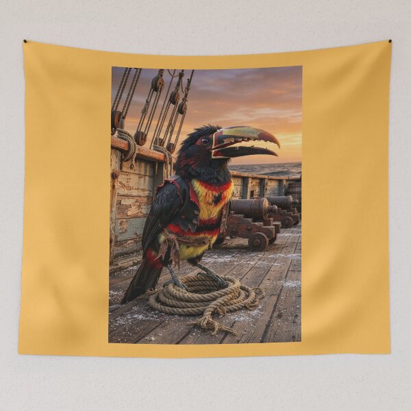 Item preview, Mutinous Toucan Pirate designed and sold by Tridentulus.
