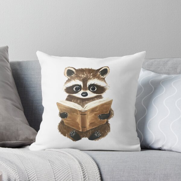 Item preview, Raccoon reading a book designed and sold by xiao xuans.