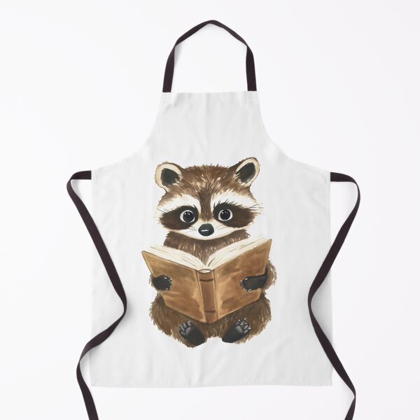 Item preview, Raccoon reading a book designed and sold by xiao xuans.