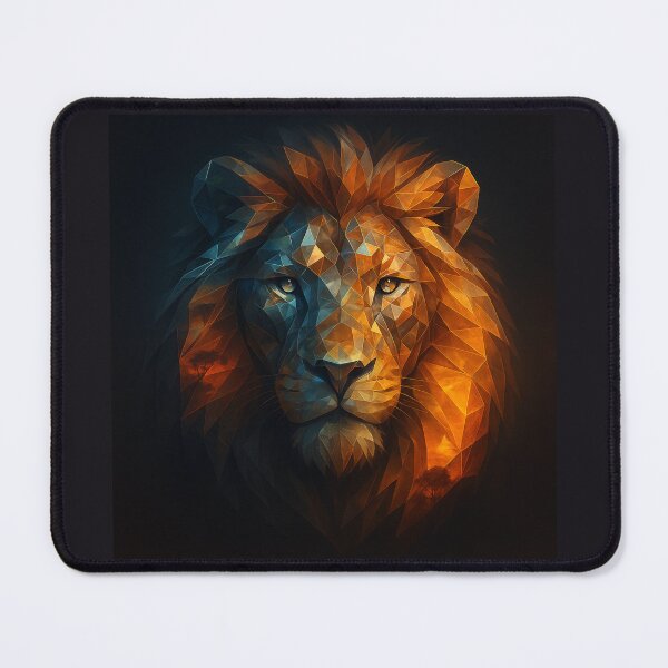 Item preview, Lion Wall Art — Reflections of Sun & Shadow designed and sold by GeoWild Designs.