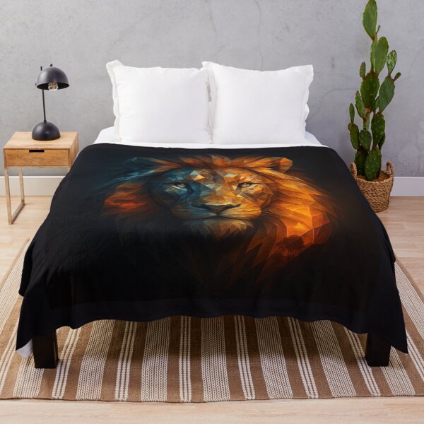 Item preview, Lion Wall Art — Reflections of Sun & Shadow designed and sold by GeoWild Designs.