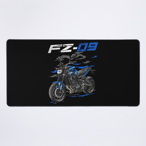 Item preview, Yamaha FZ-09 2016 (Impact Blue) for Motorcycle Riders designed and sold by MotoApparelHub.