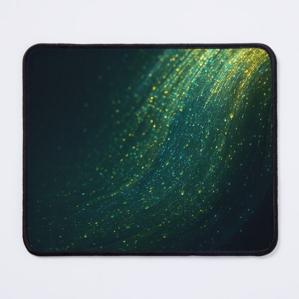 Item preview, A luminous stream of golden and teal particles curves across a dark, ethereal background, evoking fluid movement designed and sold by homydesign.