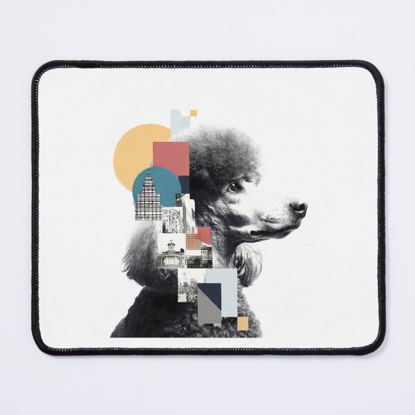 Item preview, Poodle as Bauhaus Style Art – Modern Geometric Pet Poster, Minimal Abstract Animal Decor, Bauhaus Dog Print for Pet & Art Lovers designed and sold by OzzFrequency.