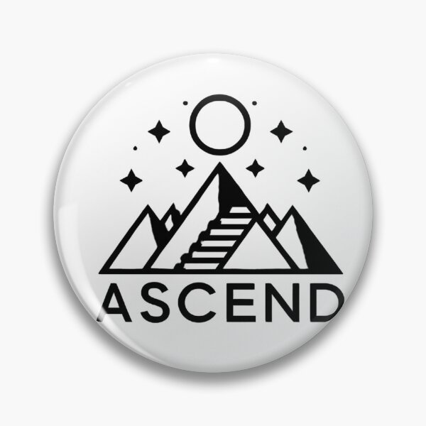 Item preview, ASCEND: Minimalist Mountain Steps Logo designed and sold by LegendsOfLife37.