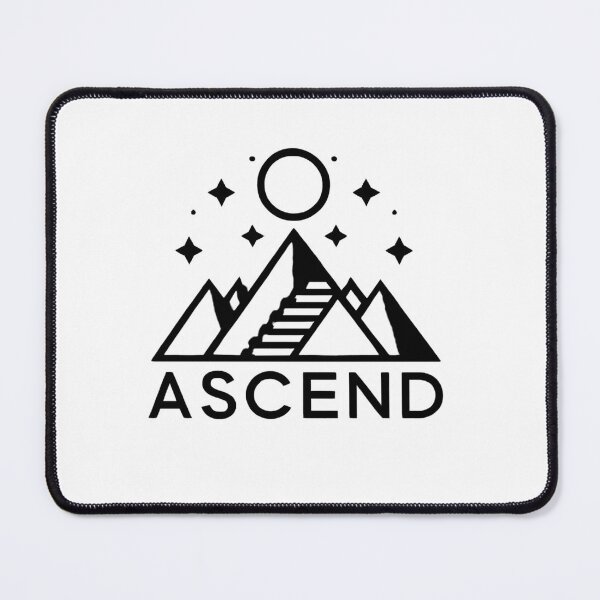 Item preview, ASCEND: Minimalist Mountain Steps Logo designed and sold by LegendsOfLife37.