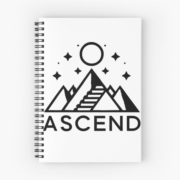 Item preview, ASCEND: Minimalist Mountain Steps Logo designed and sold by LegendsOfLife37.
