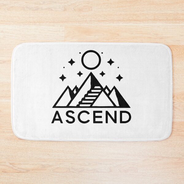 Item preview, ASCEND: Minimalist Mountain Steps Logo designed and sold by LegendsOfLife37.