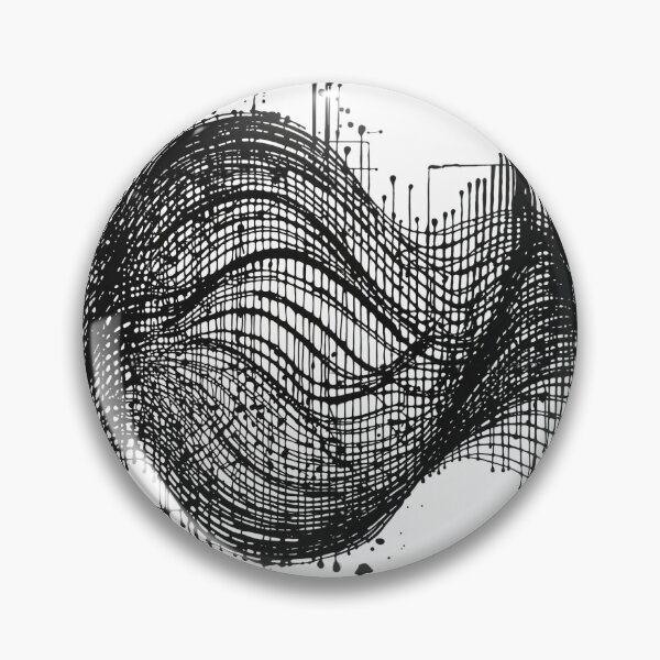 Item preview, Abstract Soundwave Line Art designed and sold by NIVEX.